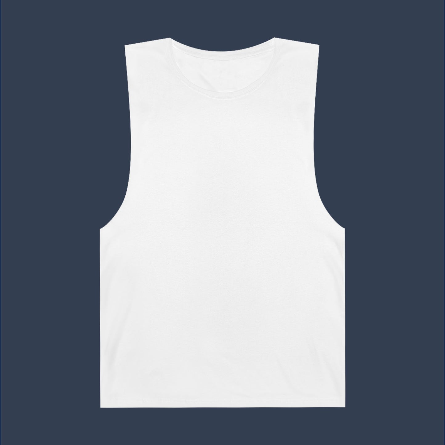 Punkfish (Design on back / plain front - Unisex Tank )