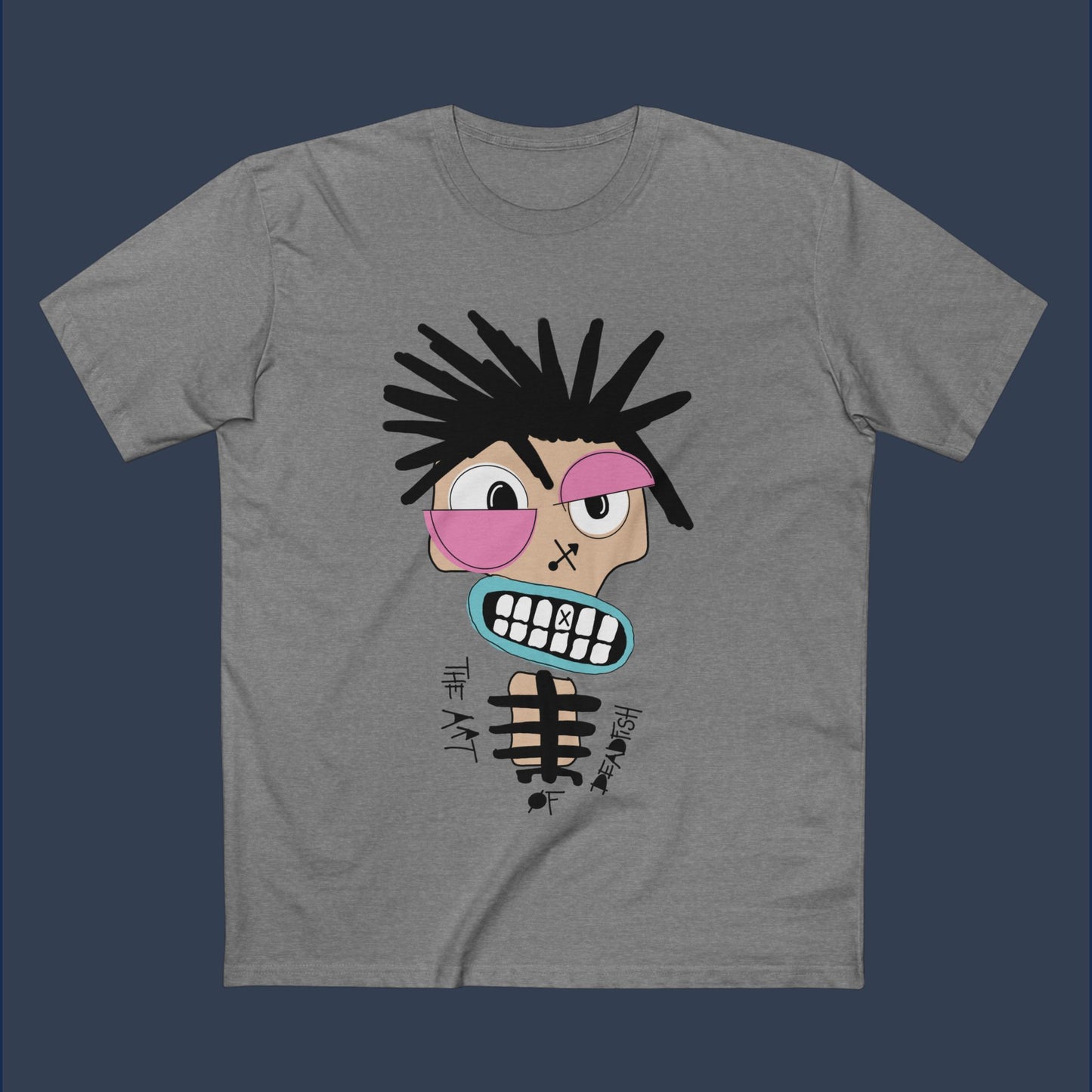 Caffeinated (Men's Staple Tee - design on front)
