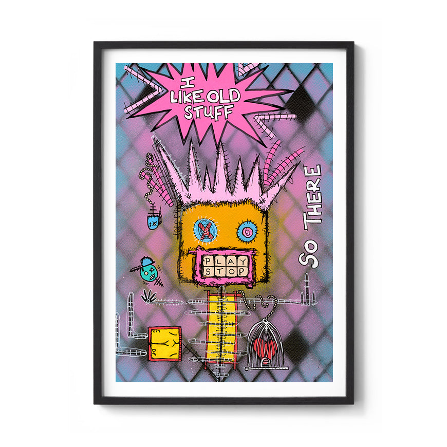 I Like Old Stuff Fine Art Print