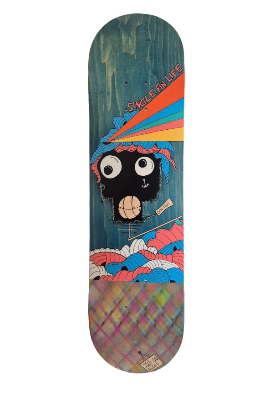 Single Fin Life | Original Deck Art