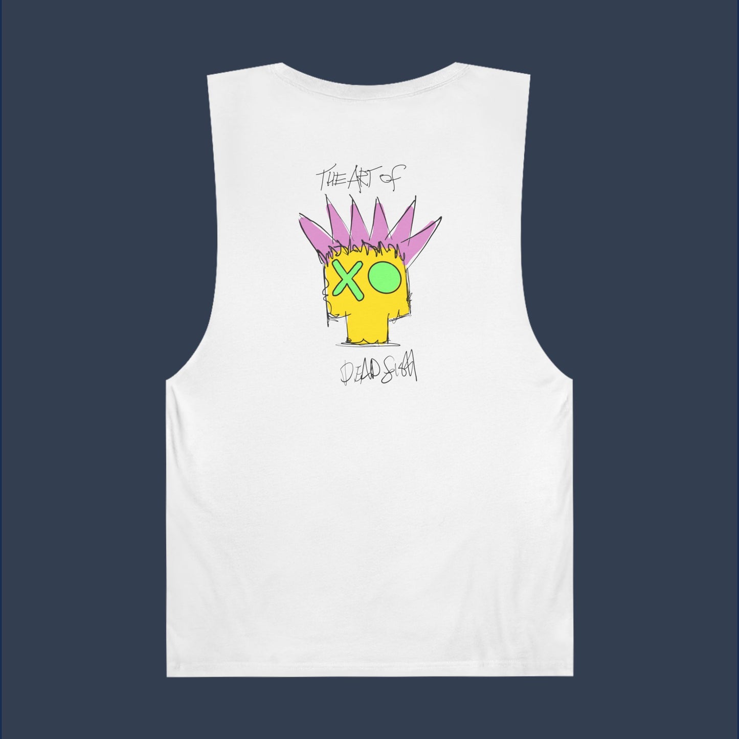 Punkfish  (Design on back / plain front - Unisex Tank )