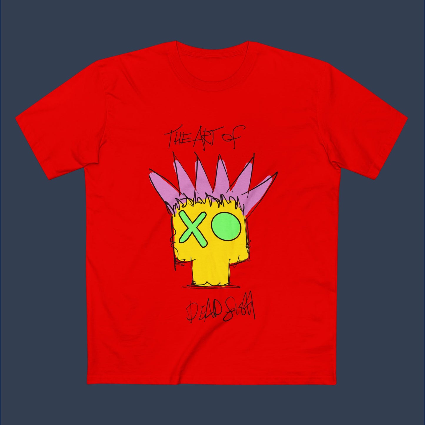 Punkfish  (Men's Staple Tee - Design on front )