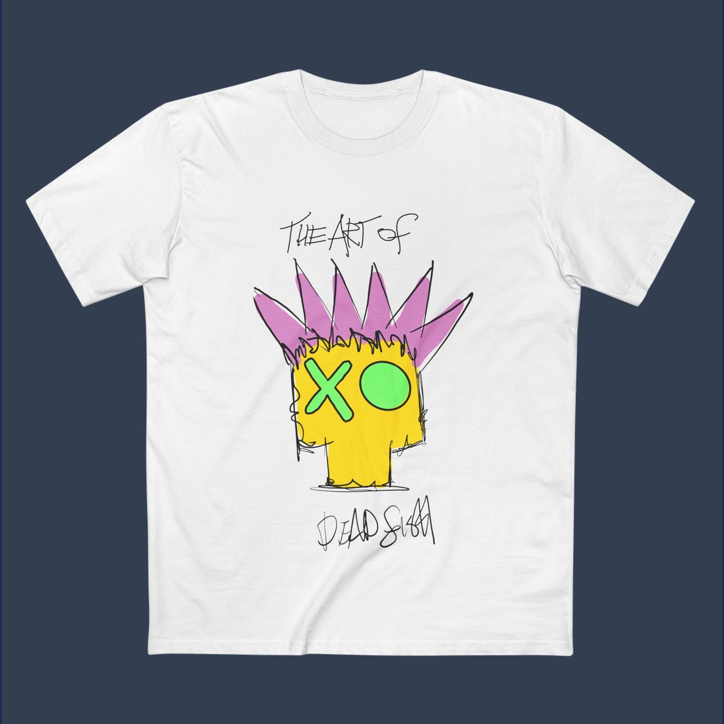 Punkfish  (Men's Staple Tee - Design on front )