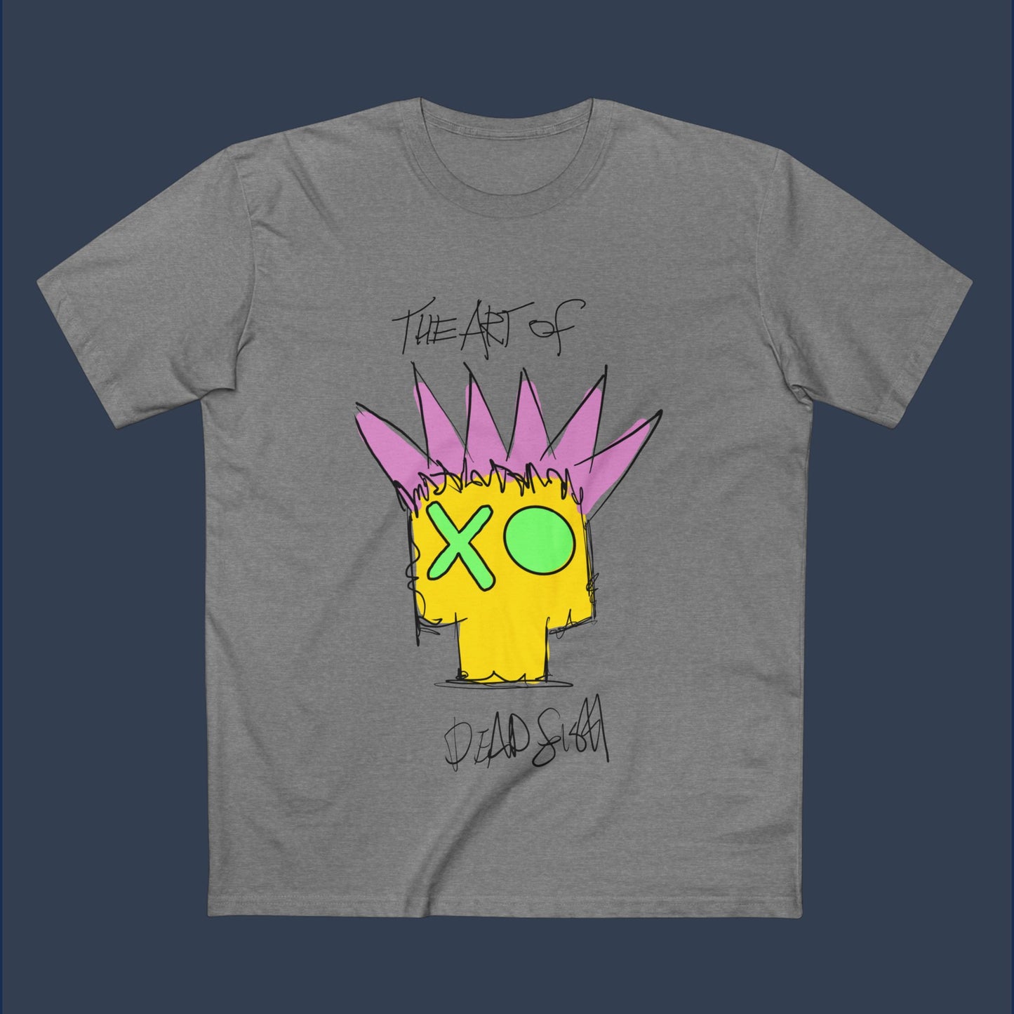 Punkfish  (Men's Staple Tee - Design on front )