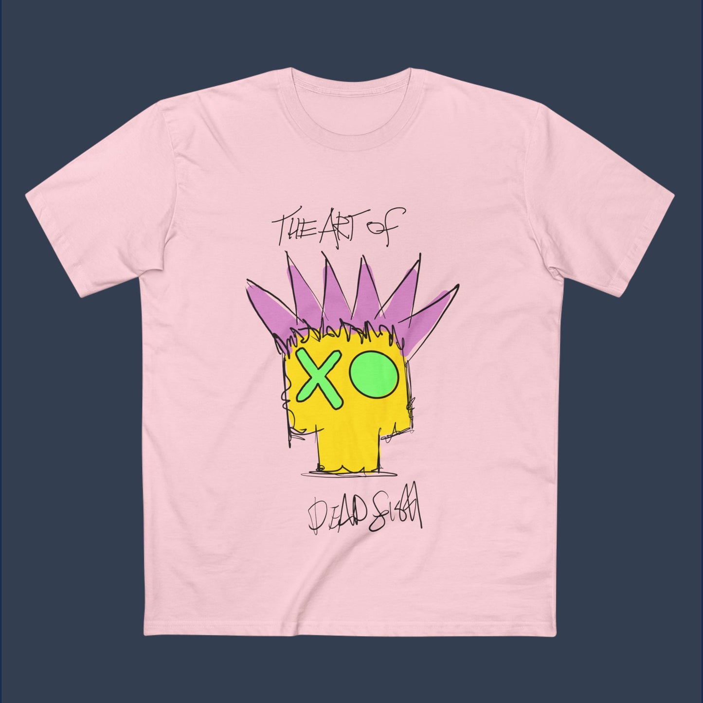 Punkfish  (Men's Staple Tee - Design on front )