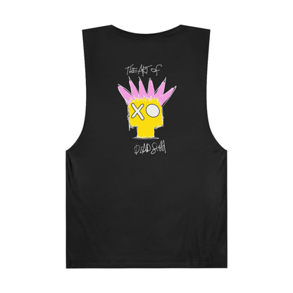 Punkfish 2 (Design on back / plain front - Unisex Tank )