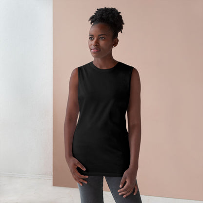 Punkfish 2 (Design on back / plain front - Unisex Tank )