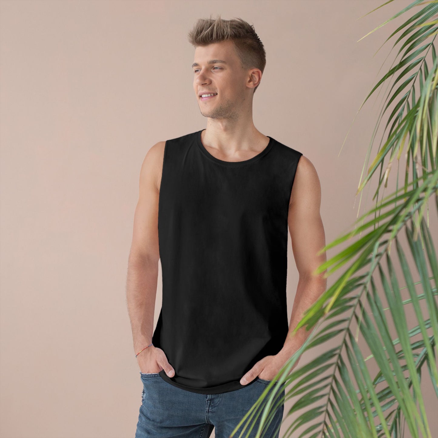 Punkfish 2 (Design on back / plain front - Unisex Tank )