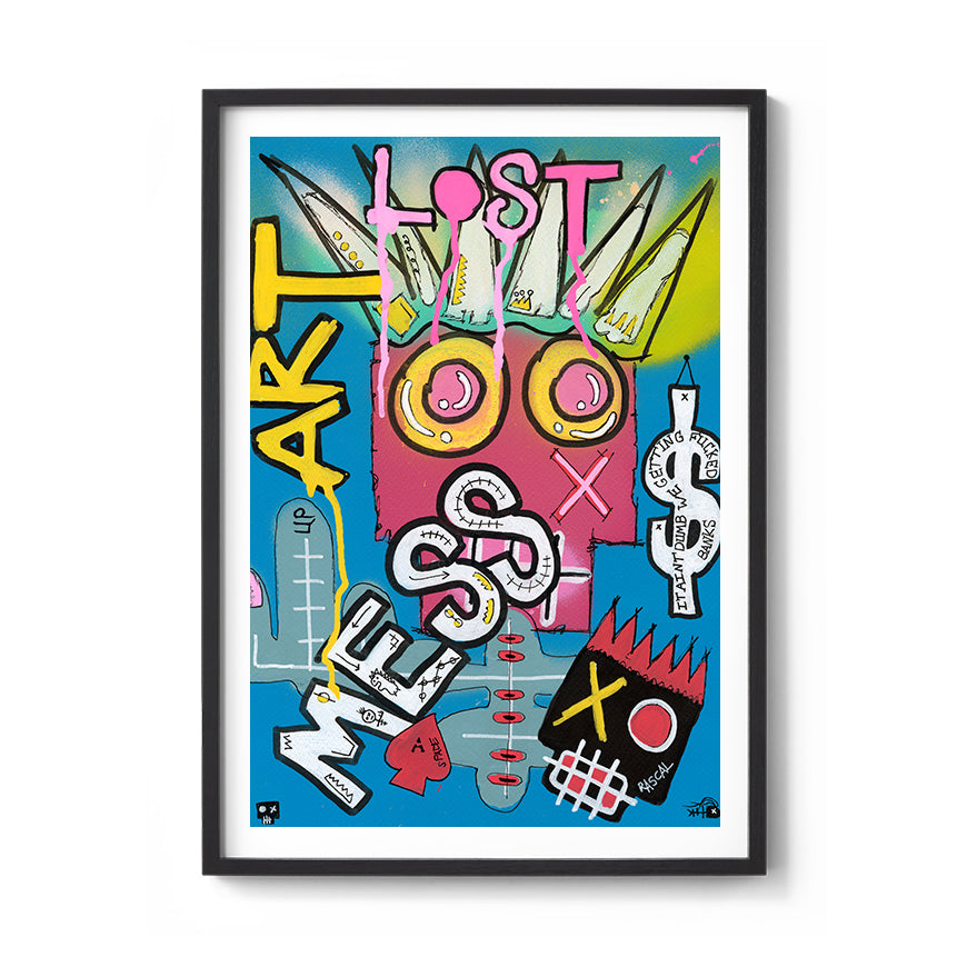 Lost Mess Fine Art Print