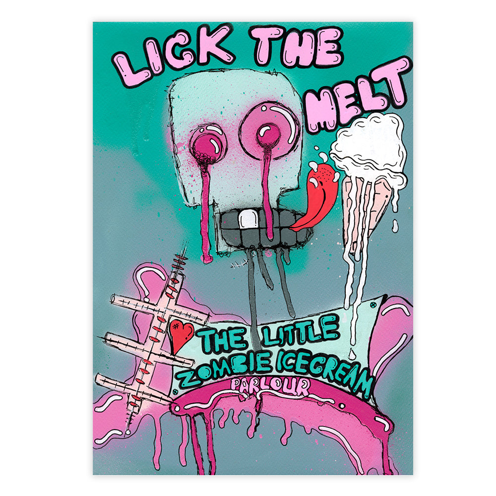 Lick The Melt Fine Art Print