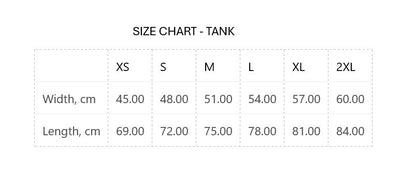 Punkfish  (Design on back / plain front - Unisex Tank )