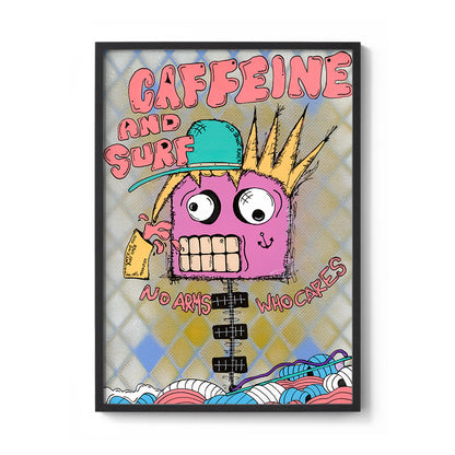 Caffeine and Surf Fine Art Print