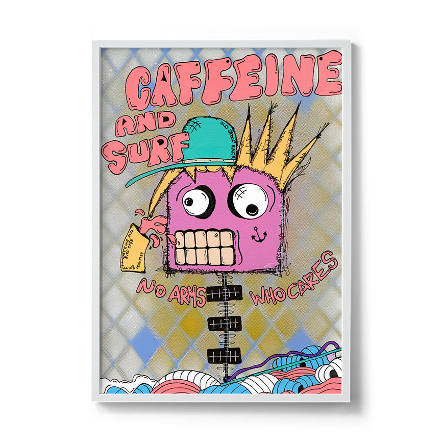 Caffeine and Surf Fine Art Print