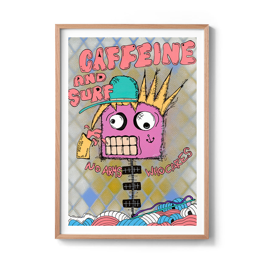 Caffeine and Surf Fine Art Print