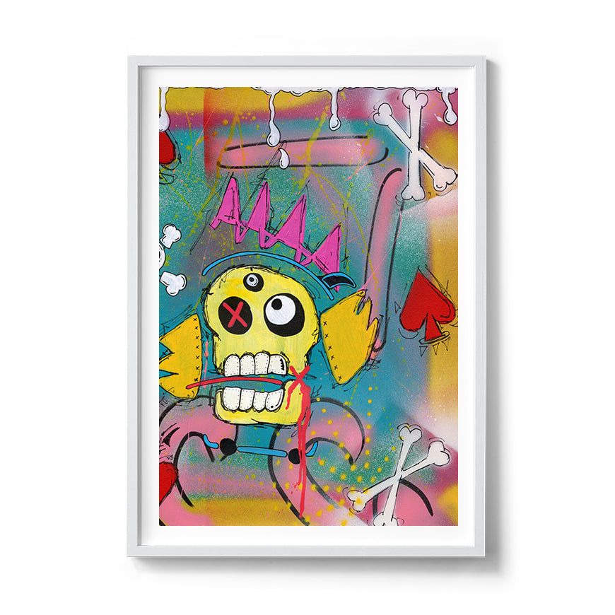 Skateboards & Afterlife 2 Fine Art Print