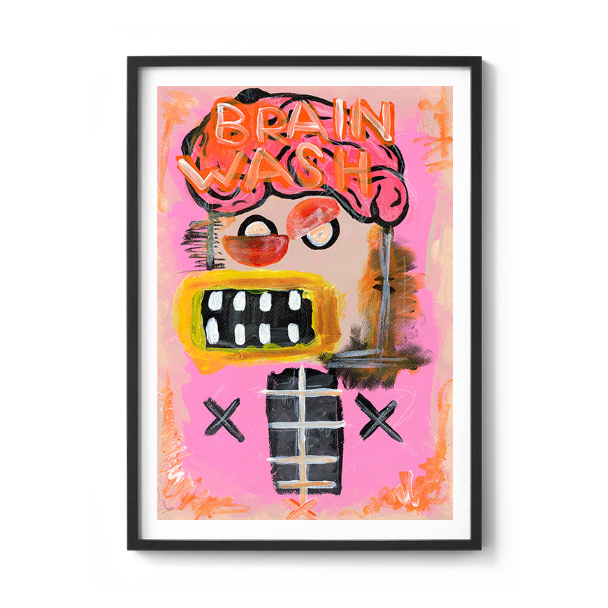 Brain Wash Fine Art Print
