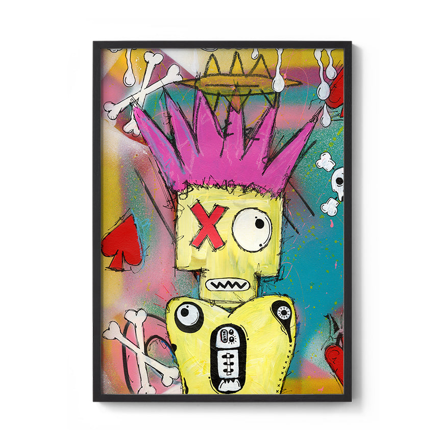 Skateboards & Afterlife 1 Fine Art Print