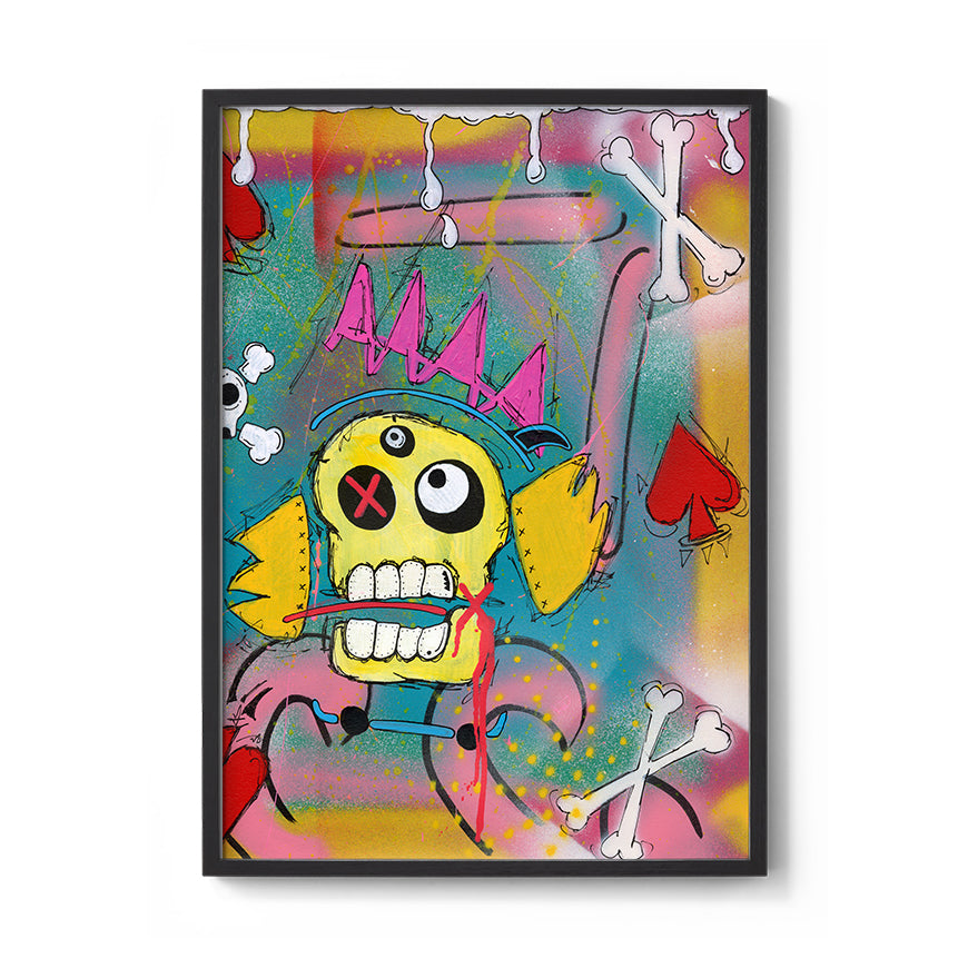 Skateboards & Afterlife 2 Fine Art Print