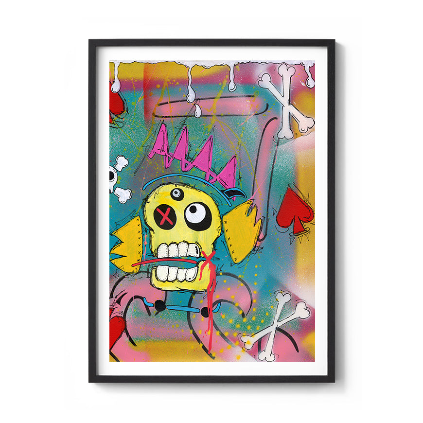 Skateboards & Afterlife 2 Fine Art Print