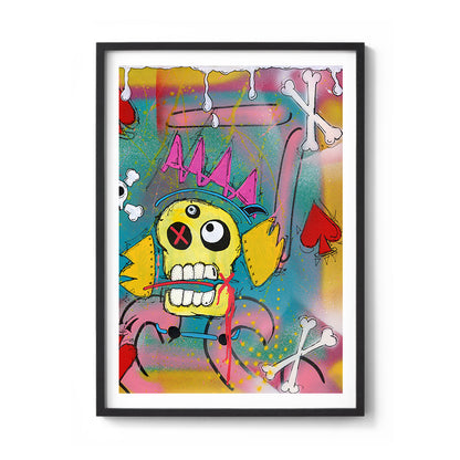 Skateboards & Afterlife 2 Fine Art Print