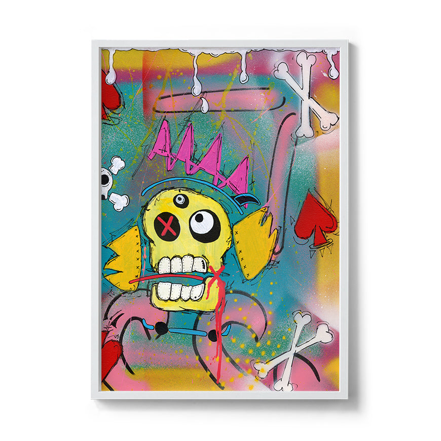 Skateboards & Afterlife 2 Fine Art Print