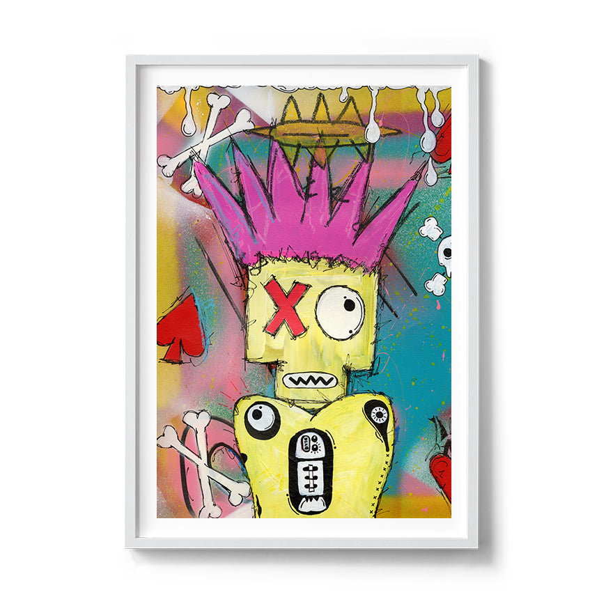 Skateboards & Afterlife 1 Fine Art Print