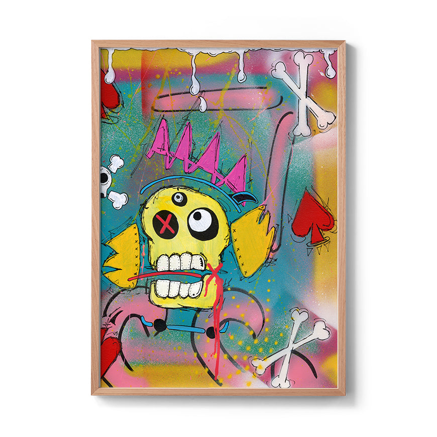 Skateboards & Afterlife 2 Fine Art Print