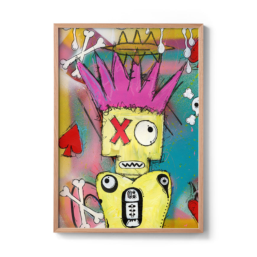 Skateboards & Afterlife 1 Fine Art Print
