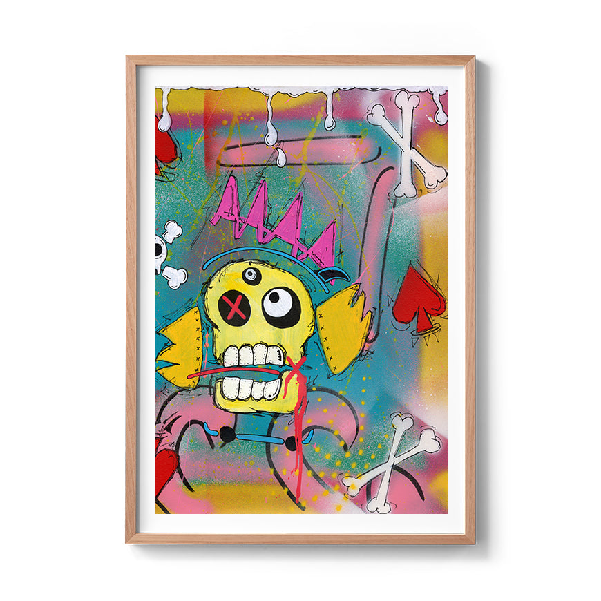 Skateboards & Afterlife 2 Fine Art Print