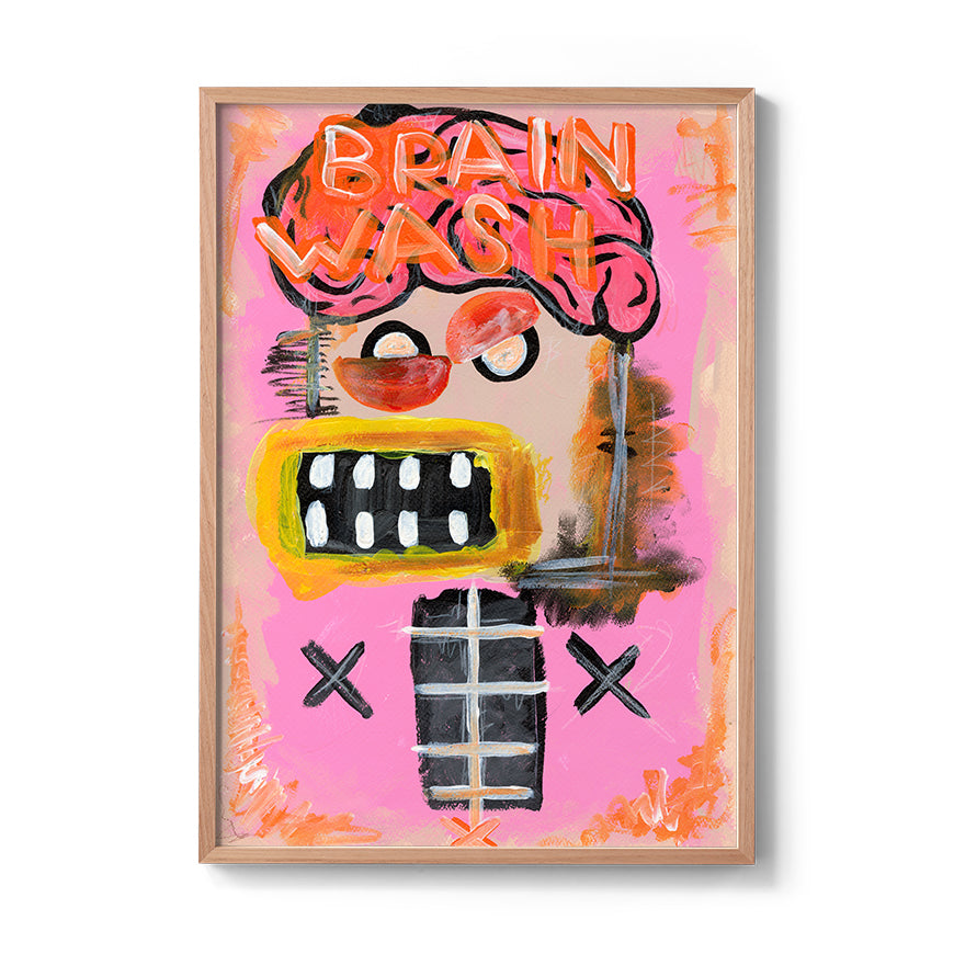 Brain Wash Fine Art Print