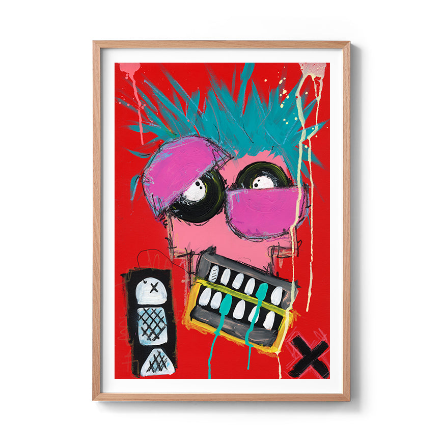 Anxiety & Coffee Fine Art Print