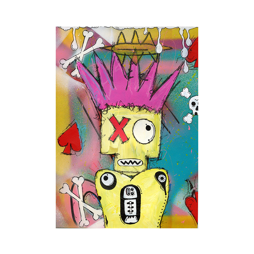 Skateboards & Afterlife 1 Fine Art Print