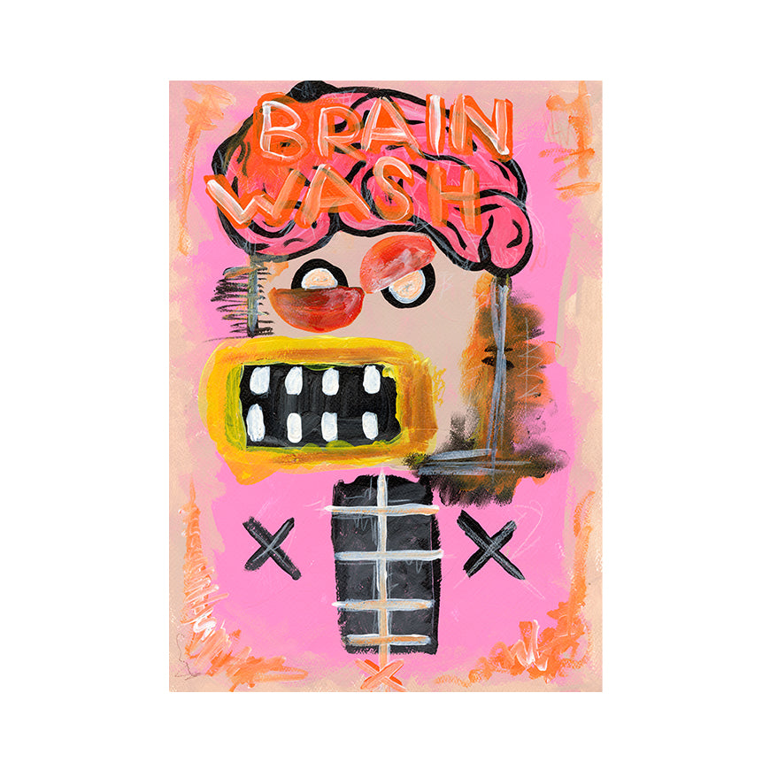 Brain Wash Fine Art Print