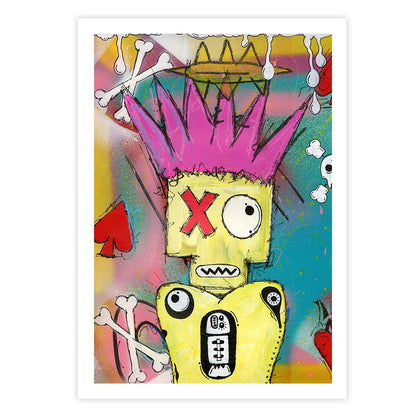 Skateboards & Afterlife 1 Fine Art Print