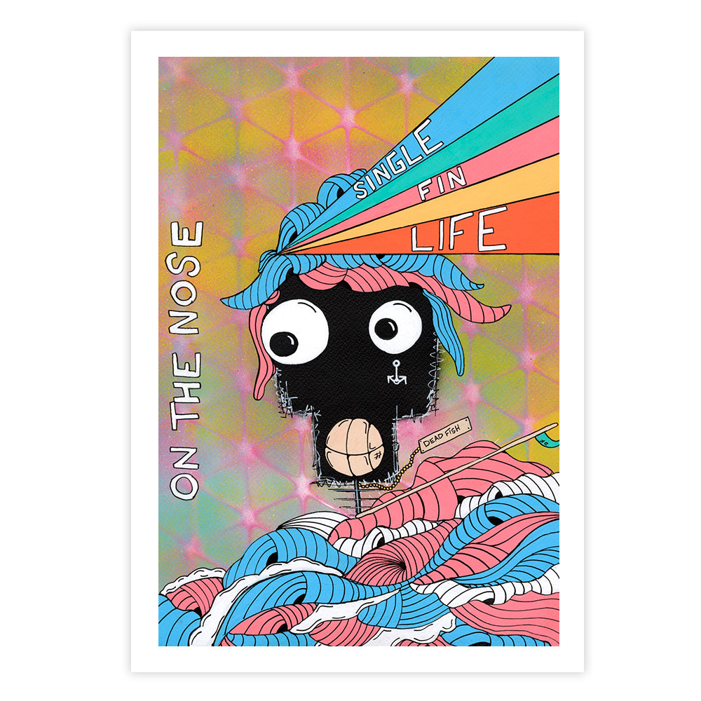 Single Fin Life Fine Art Print