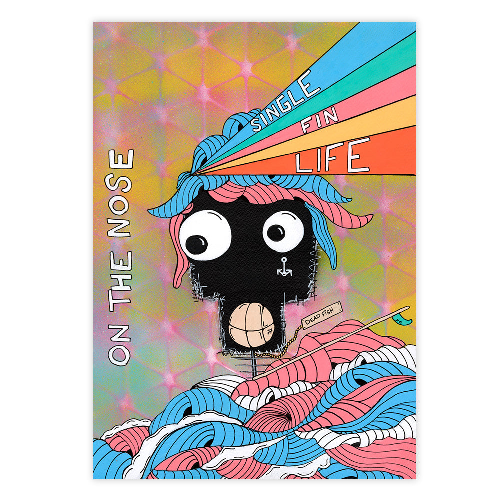 Single Fin Life Fine Art Print