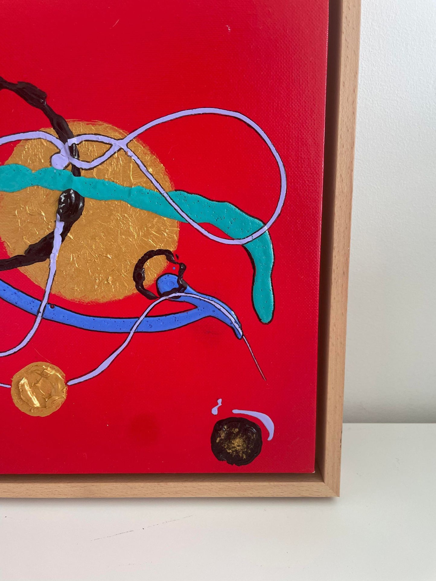 Escaping Colours Darkness | Original Framed